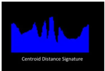 Fig. 3. Hand Centroid Distance Signature 