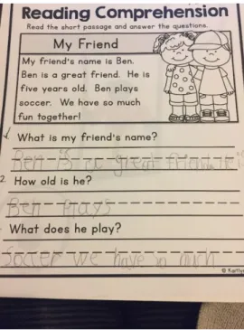 Figure 7: An example of student work using all strategies. 