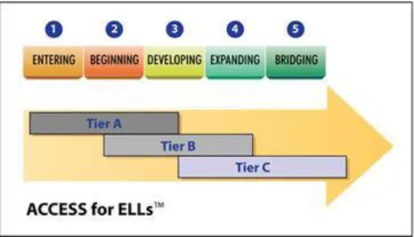 Figure 1.  The WIDA Framework for Language Proficiency 