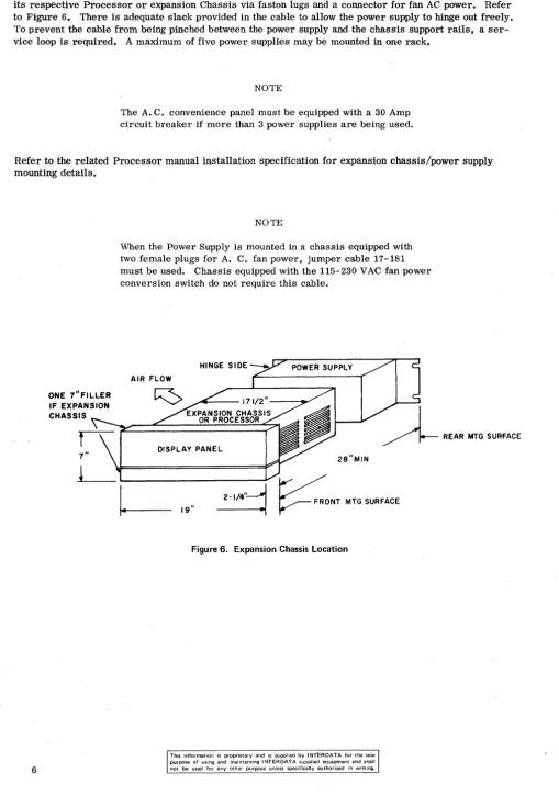 Figure 6. Expansion Chassis Location 