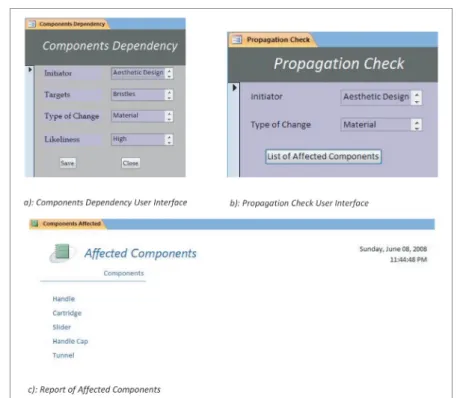 Figure 1  Screenshots of an implementation of the framework (see online version for colours) 