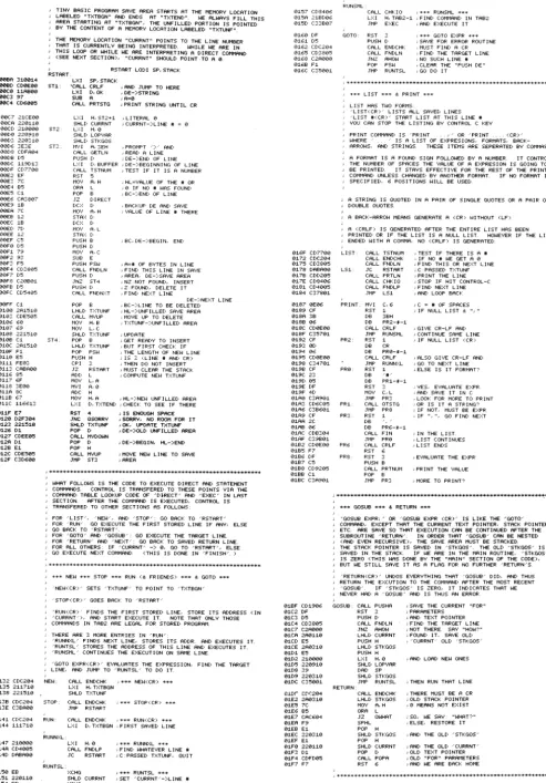 TABLE LOOKUP TRANSFERED CODE OF ... DI-RECr .... AND .... EXEC .... IN AFTER THE COMMAND I S EXECUTED