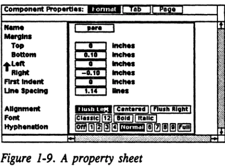 Figure 1-9. A property sheet 