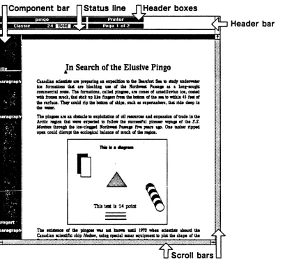 Figure 2-1. An open document in a document window 
