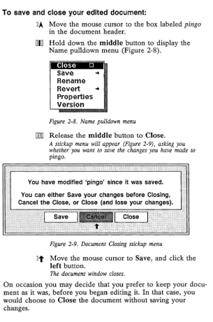 Figure 2-8. Name pulldown menu 