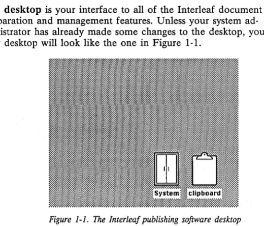 Figure 1-1. The InterleaJ publishing software desktop 