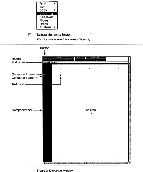 Figure 2. Documem window 
