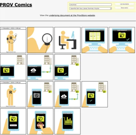 Figure 15. Screenshot of the PROV COMICS web application (http://provcomics.de).