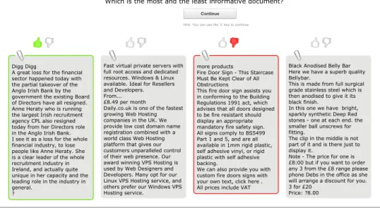 Figure 2: Screenshot of the MaxDiff questionnaire tool