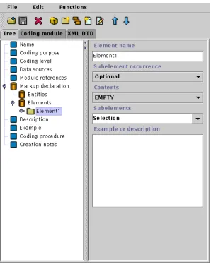 Figure 2b. The corpus folder window.