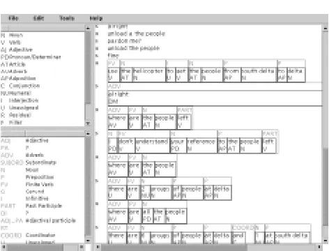 Figure 6: Morphosyntax Display