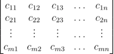 Table 10: Initial ciphertext matrix ⎡ ⎢ ⎢ ⎢ ⎣ 