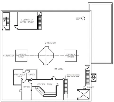 Figure 6.3:  Confinement Bldg – Second Floor at Elevation – 450.4 ft. 