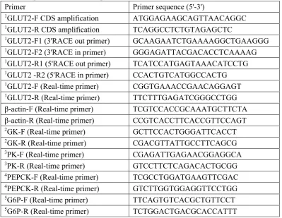 Table 2 Sequences of the PCR primers used in this work 