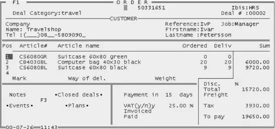 Fig. 1.4.  Corrected state of the order processing. 