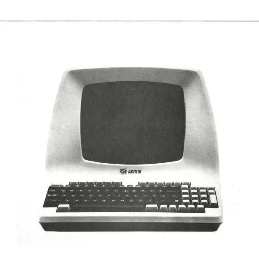Figure 1-1. ADM-31 Data Display Terminal 