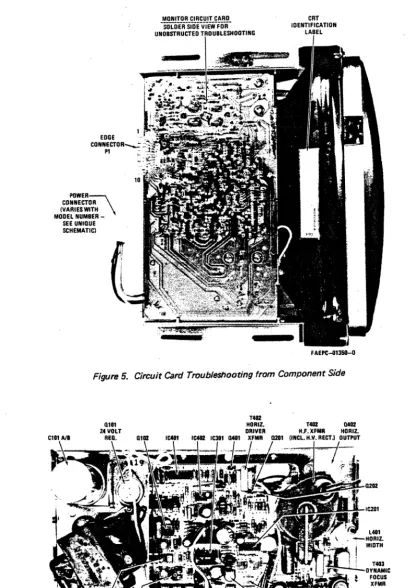 Figure 5. Circuit Card Troubleshooting from Component Side 