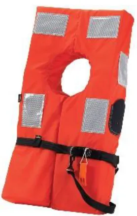 Figure 2.2: Example of Type I life jacket (Source: www.marinesafetytt.com) 