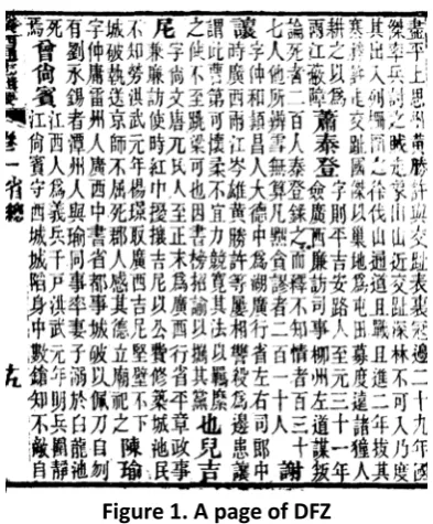 Figure 1. A page of DFZ 