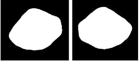Figure 5. Gemstone image before turning and after turning operations. 