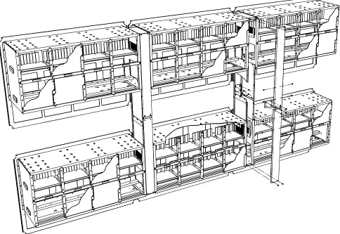 Figure 4-4Backplane Box for a 3 Bay System