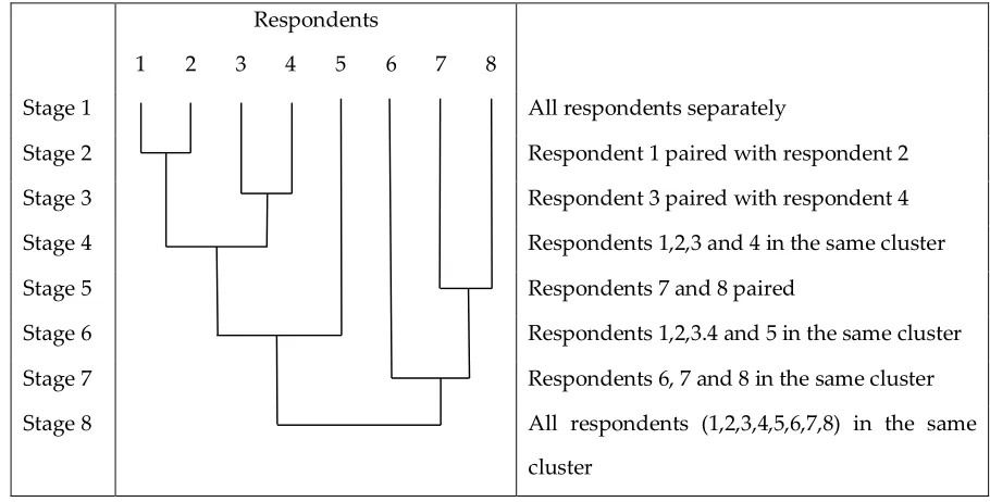 Figure 2. Cluster analysis process 