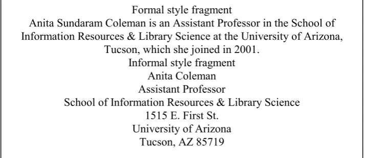 Figure 1: Examples of two kinds of fragments 