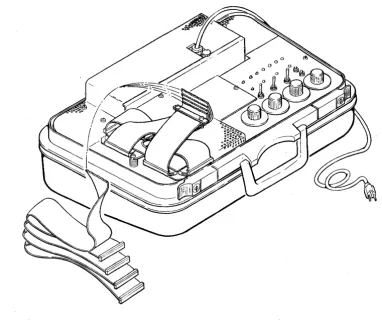 FIGURE 2. 800 TESTER WITH INTERFACE CABLES 