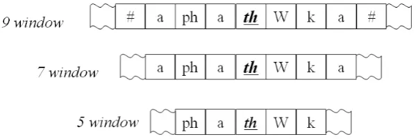 Figure 3: Context Windows in TBL 