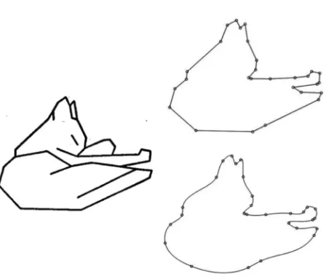 Figure 1.The image on the left shows a reproduction of the originaldemonstration by Attneave (1954) with 38 vertices