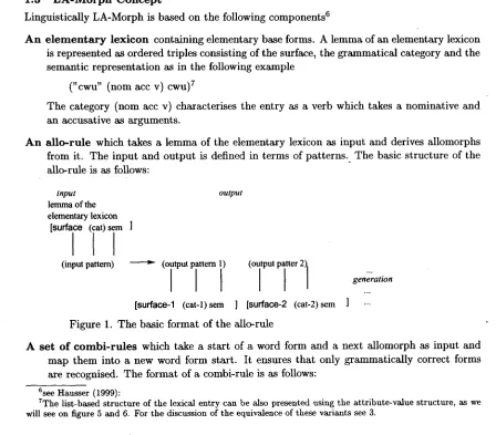 Figure 1. The basic format of the allo-rule