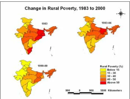 Figure 1.2.1. Change in rural poverty, 1983-2000. 