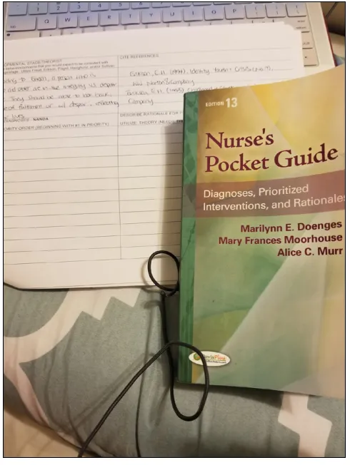 Figure 2. “Using textbook that was listed in my course syllabus.”