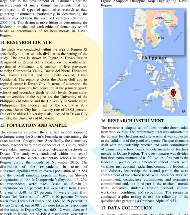 Figure  2.Support  Philippine  Map  Highlighting  Davao  Region  