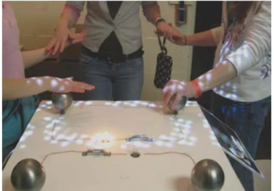 Figure 1. “Be the Path” device with digital augmentation