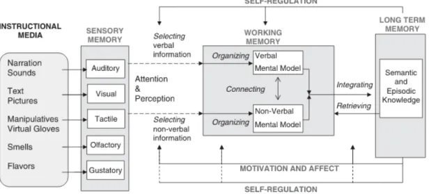 Figure 2. Cognitive-affective theory of learning with media (Moreno, 2006, p. 151) 