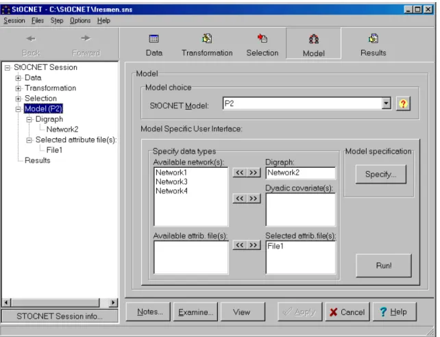 Figure 3.  p 2  – Model-specific user interface.