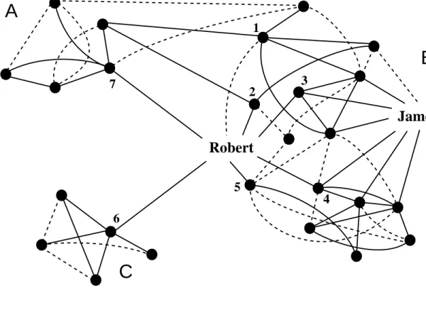 Figure 1. Social Organization James Robert 12 3 5 4 67 .65 .05 .00 .25.01 .65