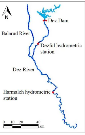 Figure 2. The geographic location of the Dez River basin. 