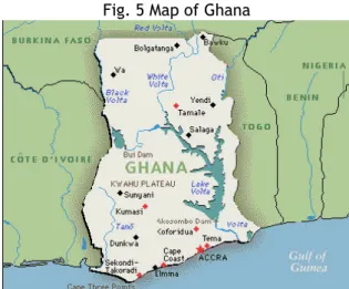 Fig. 5 Map of Ghana 