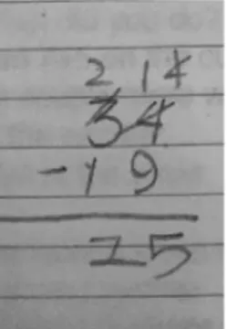 Figure 14.  Billy’s work 