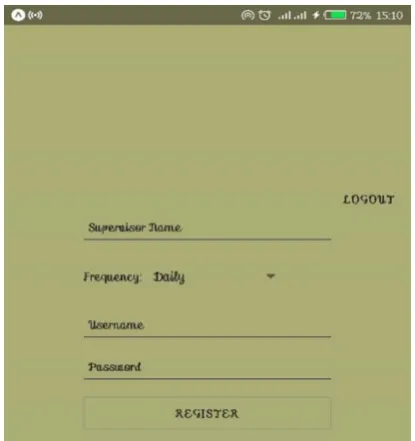 Figure 9. Supervisor’s view of a student logbook entries 