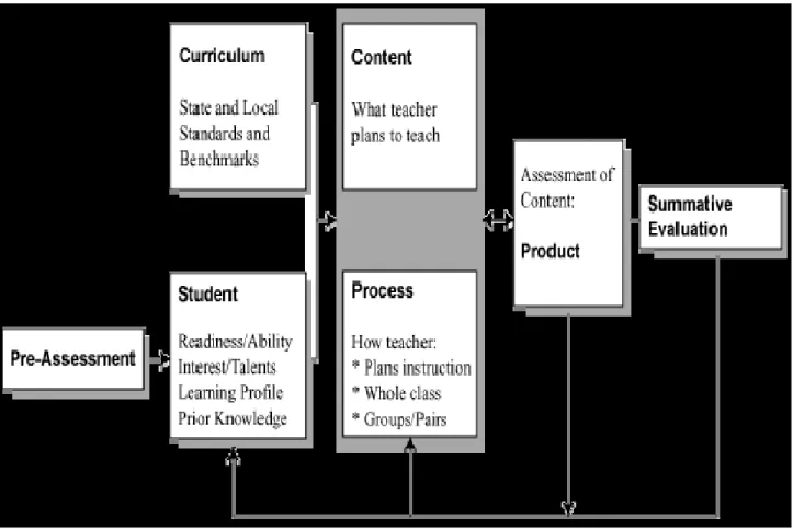 Figure 5 Learning Cycle and Decision Factors Used in Planning and Implementing  Differentiated Instruction (Hall, Strangman, &amp; Meyer, 2001) 