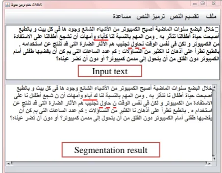 Figure 3: AMAS’s segmentation interface. 