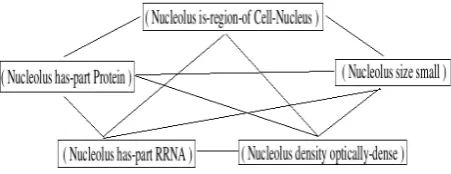 Figure 5: Example of a proposition set and its viewas a graph