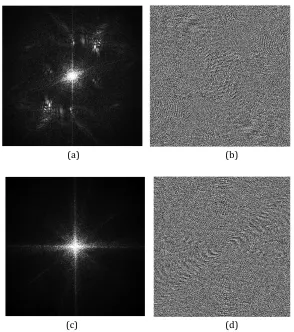 Figure 3.2: In the far-ﬁeld (a) Image A amplitude, (b) Image A phase, (c)