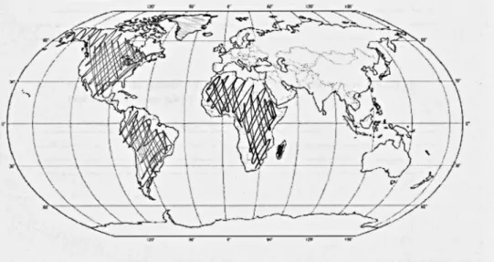 Figure 1. The incorrectly marked area of developing countries