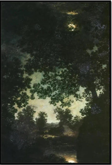 Figure 8. Ralph Albert Blakelock, Brook by Moonlight, 1891, Oil on Canvas, Toledo Museum of Art, Artstor