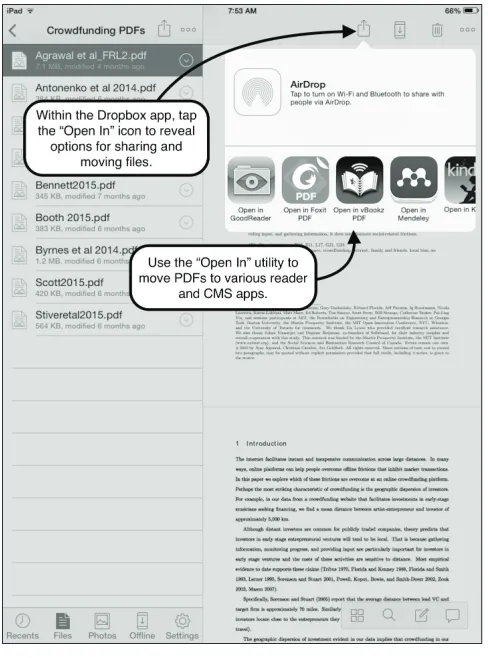 Figure 5. Mendeley’s app-supported annotation feature