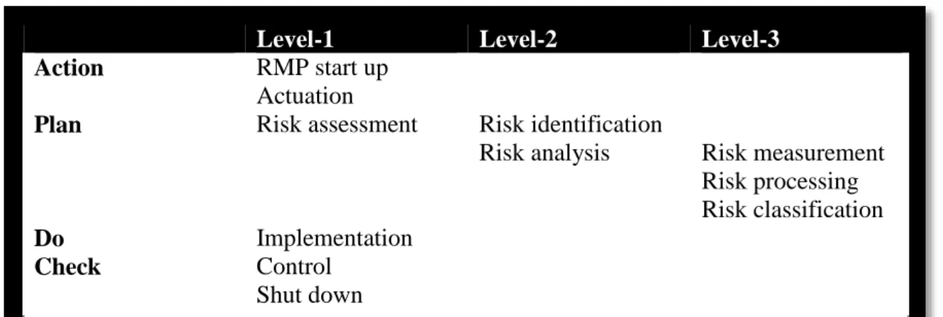 Figure 2.2: SCR process proposed by Olson and Wu. Based on Olson and Wu, 2008. 